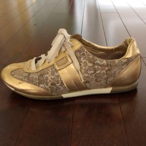Gold Coach Sneakers